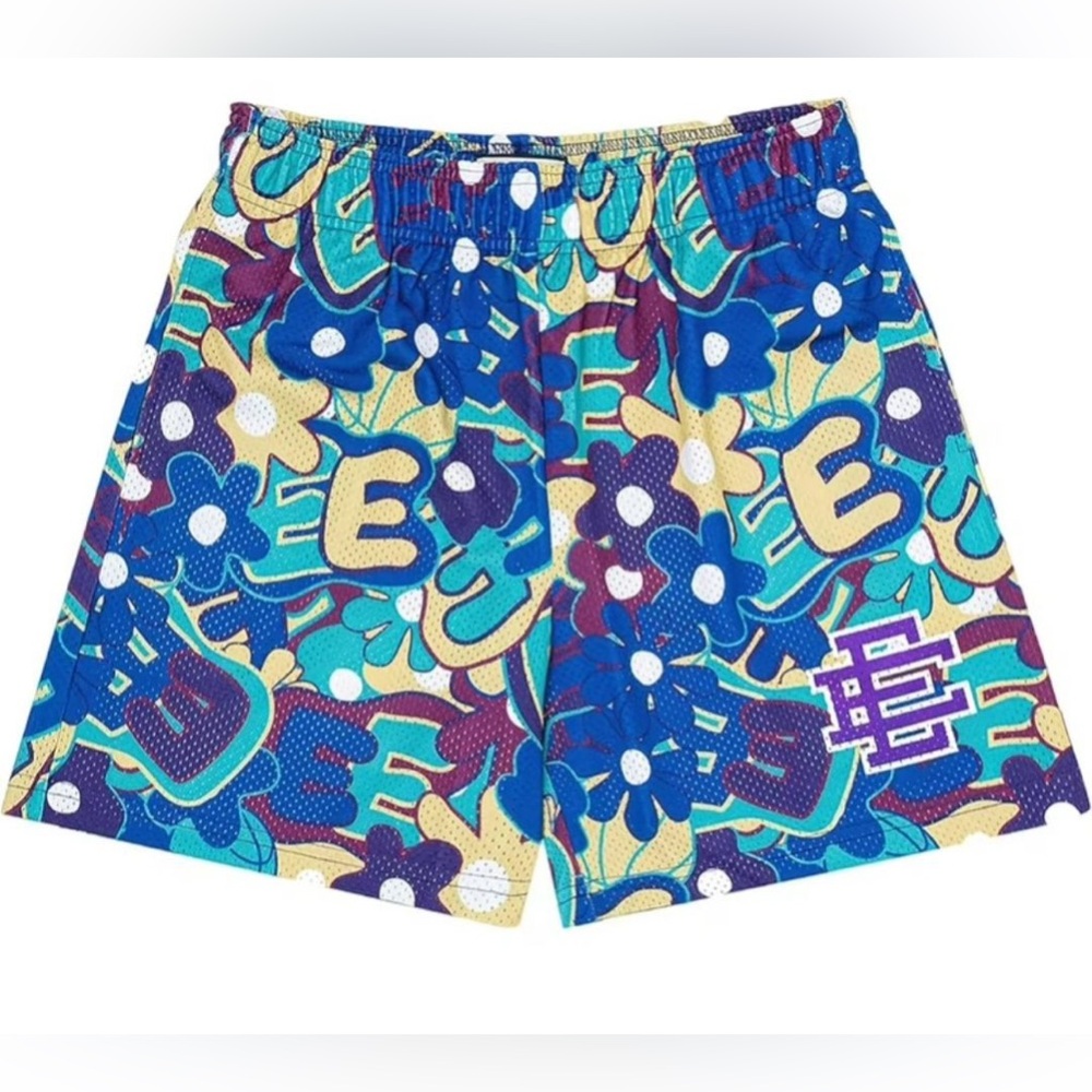 Eric Emanuel EE floral pattern basketball shorts medium